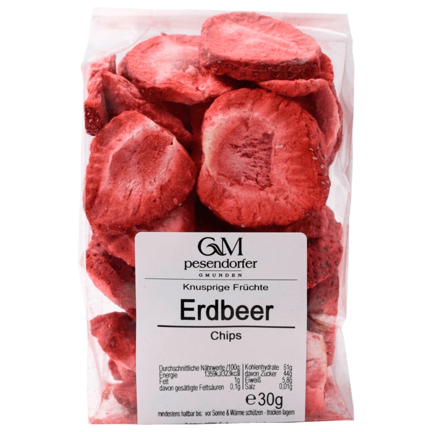GM Pesendorfer Erdbeer Chips 30g